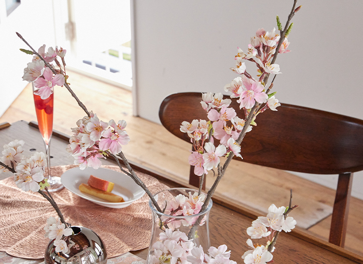 造花の桜をぜひギフトにどうぞ
